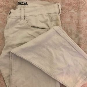 Carbon skinny jeans white men’s 32 x 32